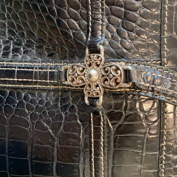 satchel style Brighton handbag.  Excellent cond. - Picture 4 of 4